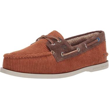 Imagem de Sperry Tênis masculino Surveyor com 2 furos, Cordão caramelo, 41