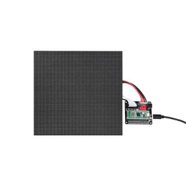 Imagem de Xicoolee Painel de matriz LED colorido RGB para Raspberry Pi/Arduino/ESP32 3 mm Pitch 64 × 64 4096 LEDs RGB Individuais Brilho Ajustável com Adaptador para Plugue Direto