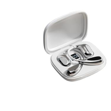 Imagem de Novos fones de ouvido Bluetooth abertos com condução de ar para esportes executando fones de ouvido sem fio,White