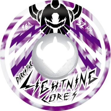 Imagem de Darkstar Roda de mármore Bolt (branco/roxo, 132 cm)