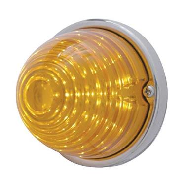 Imagem de United Pacific 39672 17 LED Colmeia Embutir Kit de Montagem Embutida com Bisel de Baixo Perfil - LED Âmbar/Lente Âmbar