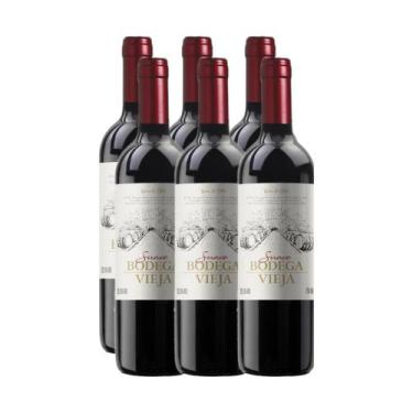 Imagem de Vinho Tinto Bodega Vieja Suave 750ml Kit 6 Und