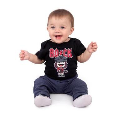 Imagem de Body Bebê Rock ACDC Baby Preto - Art Rock, g