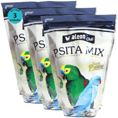 Imagem de Alcon Club Psita Mix 550g Super Premium Para Psitacídeos Kit Com 3