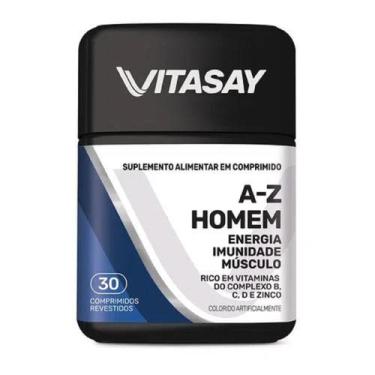 Imagem de Vitasay homem suplemento vitamina c/30 - Sampapafarmstore