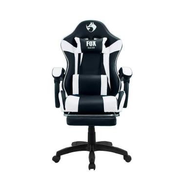 Imagem de Cadeira Gamer Fox Racer Zerda Com Apoio De Pés Branca W20