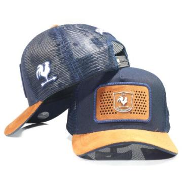 Imagem de Boné Galo Aba De Veludo Trucker Telinha Ajustavél Linha Country - Shar