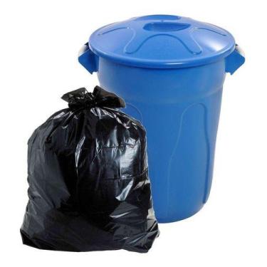 Imagem de Saco De Lixo 100 Litros Preto Super Reforçado Micra 0,06 - HIGIPACK