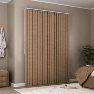 Imagem de Persiana vertical tecido kit 02 1,20 x 1,30 (2,40x1,30) - Cores - CRIS