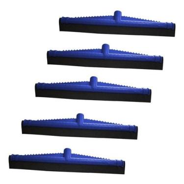 Imagem de Rodo Duplo De Plástico Para Piso De 40cm Sem Cabo Kit 5 - Todas, Rodo 
