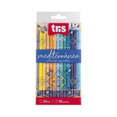 Imagem de Lápis de Cor Vibes Mediterrânea - Tris
