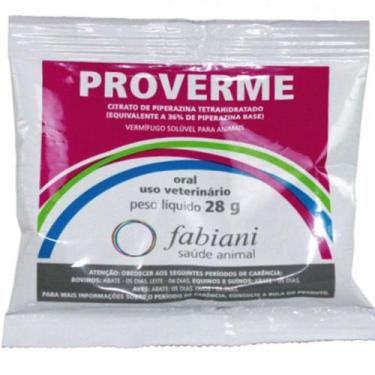 Imagem de Proverme 28 gr - Fabiani Saúde Animal