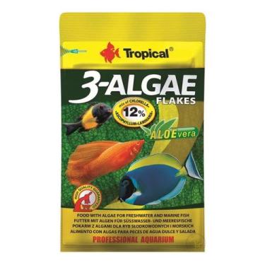 Imagem de Ração Tropical 3-Algae Flakes Sachet 12g 