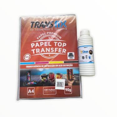 Imagem de Papel Transfer Laser Top Transfer 90G + TF Clean Transfix