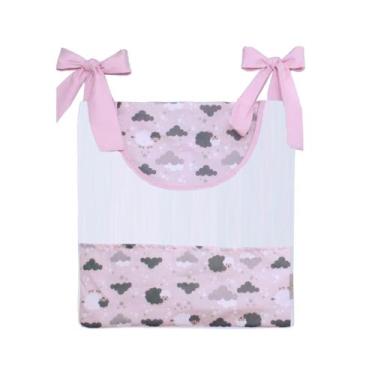 Imagem de Porta Fraldas de Varão 1 Peça - Bebê & Enxoval, Ovelha Rosa