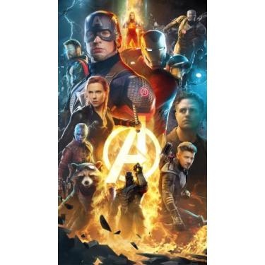Imagem de Papel de parede Vingadores Marvel Avengers 56x100 cm - PGG Impressão D