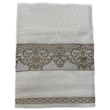 Imagem de Toalhas De Rosto Felpuda 75 x 45 100% Algodão Ohana - Dugu, Branco 