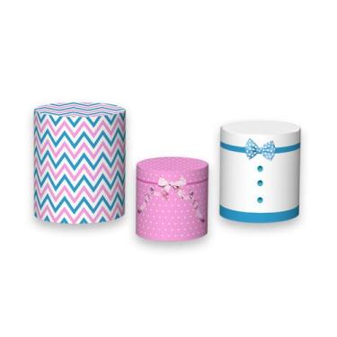 Imagem de Trio De Capa Cilindro - Chá Revelação Ursinhos cute Realeza 004 - Via 