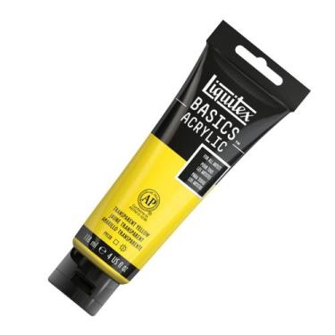 Imagem de Tinta Acrílica Liquitex Basics 118ml 045 Transparent Yellow