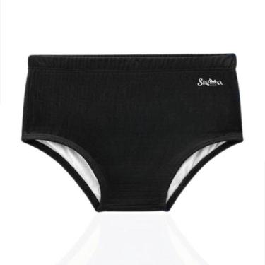 Imagem de Sunga Slim Infantil e Juvenil Cavada Praia Piscina Menino Masculina Li