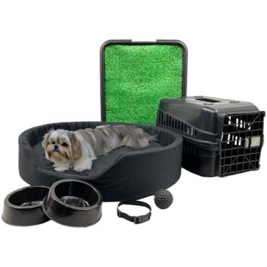 Imagem de Kit Pet Médio Cama Europa com Sanitário Grama e Transporte - Supri Pet