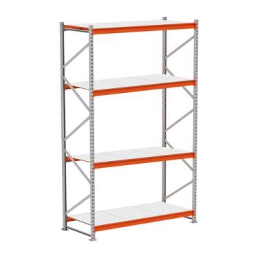 Imagem de Mini Porta Pallet Inicial 500KG Com 4 Longarinas 3,00 X 1,80 X 0,80 Co