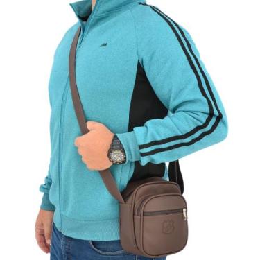 Imagem de Bolsa Shoulder Bag Masculina Bolsa Transversal Pequena - JP.Bastianini