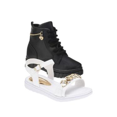 Imagem de Bota Feminina e Sandalia Menina - KIT 2 PARES Tam 23 ao 34 - sapatinho