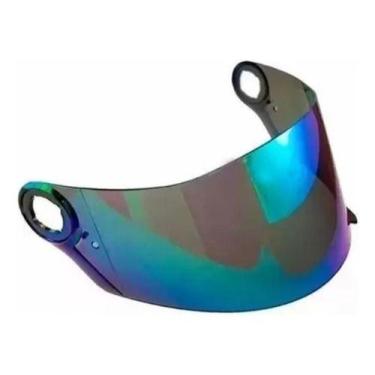 Imagem de Viseira Capacete LS2 FF358 OU FW3 GT Iridium Espelhada, CAMALEAO