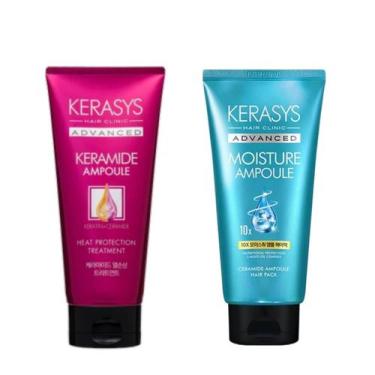 Imagem de Kerasys Kit Máscara 10x Moisture 300ml + Keramide Heat Protection 200m