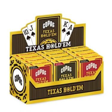 Imagem de Caixa Baralho Poker Texas Hold'em Copag 100% Plástico - 12 Unidades
