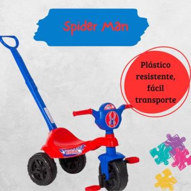 Imagem de Triciclo Motoka Brinquedo infantil Menino Menina Empurrador - KENDY, A