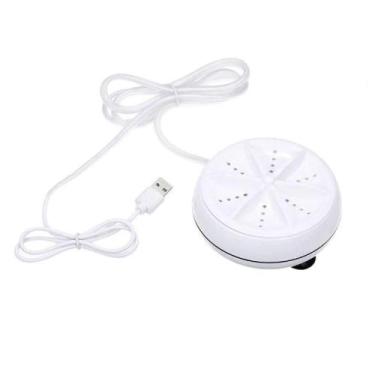 Imagem de Mini Maquina Lavar Roupas No Balde Lavadoura Rotativo Usb - Ab Midia