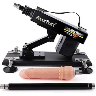 Imagem de KlicLok Máquina de Sexo Auxfun Máquina de Excitação Automática para Mulheres Iniciantes Homens Dispositivos de Máquina de Foder com Vibrador Realista, Brinquedo Sexual Adulto Massageador