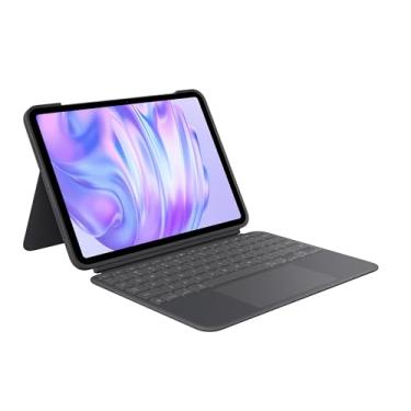Imagem de Capa com Teclado Logitech Combo Touch iPad Pro 11" (2024), Teclado Retroiluminado Destacável com Suporte,Touchpad Integrado Click-Anywhere e Carregamento via Smart Connector- Grafite