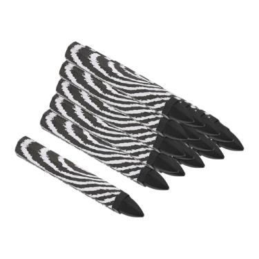 Imagem de PATIKIL Giz de cera para marcação, 50 peças de giz de cera hexagonal de 10 x 1,4 cm para madeira, vidro, cerâmica, caixas, pano, pedra, preto