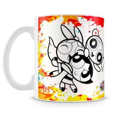 Imagem de Caneca Meninas Super Poderosas para Colorir (mod.1)