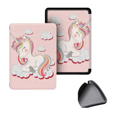 Imagem de GUKSRASO Capa para o Kindle Paperwhite e Kindle Colorsoft Signature Edition (7", 12ª Geração, Release 2024) TPU Soft Back Toup com Wake/Sleep Função