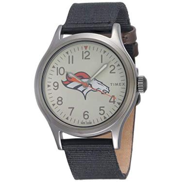 Imagem de Timex Relógio masculino NFL Clutch, Denver Broncos, Moderno