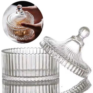 Imagem de Potiche De Cristal Carousel Bomboniere 15X13cm Baleiro