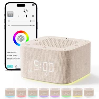 Imagem de Despertador de máquina de som de ruído branco Augnner 32 Sounds