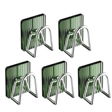 Imagem de LaLiz Cozinha não perfurada, esponja, escorredor de drenagem, pia, almofada de limpeza montada na parede, rack de armazenamento de bolas de lã de aço, rack de tábua de corte, 5 prateleiras