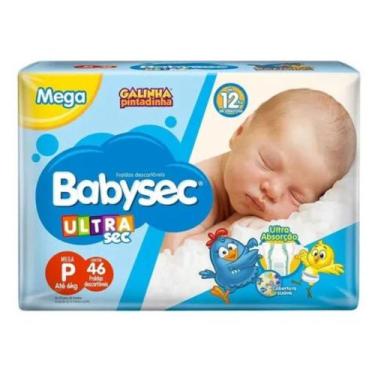 Imagem de Fralda Infantil Babysec Ultrasec Mega, P, 42