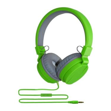 Imagem de BaotyJie Fone de ouvido com ouvido, de fone de ouvido, ouvindo jogos musicais com o escritório de 3,5 mm Jack Office Lightweight Home, Professional, Verde