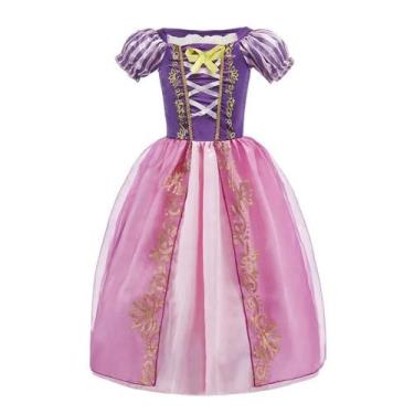 Imagem de Vestido de Festa Infantil de Princesa - Halloween: Rapunzel, Cinderela