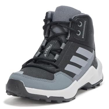 Imagem de adidas Tênis infantil unissex Terrex Ax4r de cano médio para caminhada, Preto/cinza/cinza., 12 Little Kid