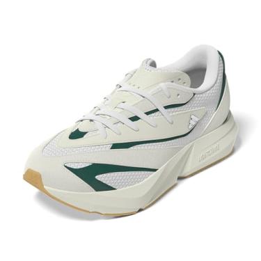 Imagem de adidas Tênis feminino Lightstride, Branco/Prata Metálico/Verde Colegiado, 35