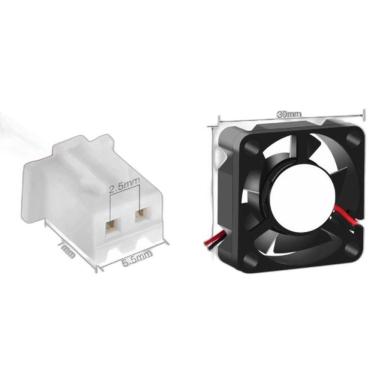 Imagem de Ventoinha Cooler Fan 30X30X10Mm 12V 3010