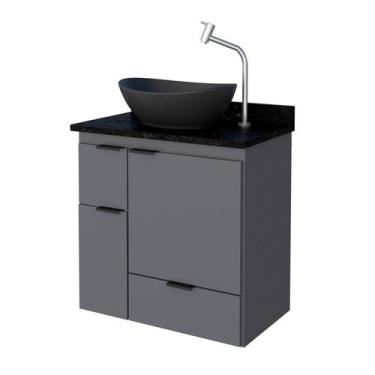 Imagem de Armário de Banheiro Suspenso Berlin Cinza - Mais de Casa