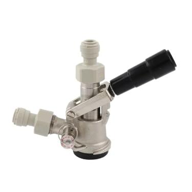 Imagem de Fabricação caseira de cerveja S Type D Type Beer Keg Coupler Draft Beer Dispenser Tap With Plastic Speedfit Female Quick Connector Joint Push In Adapter Acessórios para vinho(D type)